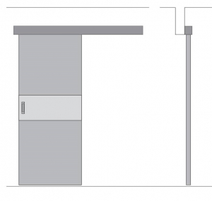 Комплект для одностворчатой двери для межкомнатных дверей