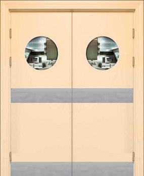 Гладь-1, круглое окно (отбойная пластина низ + центр) х2