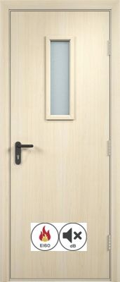 Картинка противопожарной двери ПДДПО-60EI || ASMarket