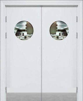 Д- Волна-1 двойная, круглое окно (отбойная пластина низ)