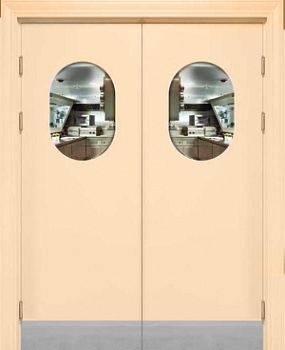 Р- Гладь-3 двойная, овальное окно (отбойная пластина низ)