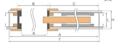 WOOD SINGLE раздвижная система для межкомнатных дверей