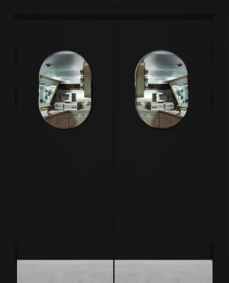 А- Гладь-3 двойная, овальное окно (отбойная пластина низ)