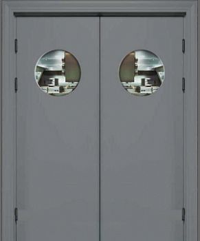 А- Гладь-1 двойная, круглое окно